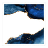 Navy & Gold Agate Texture 25  (Print Only) thumbnail