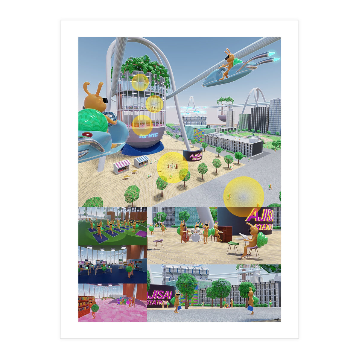 Mobile Station (Lwuba 023 Mobile Station 01) (Print Only)