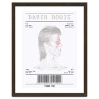 Receipt Art David Bowie