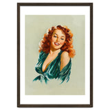 Portrait Of A Redhead Pinup Woman thumbnail