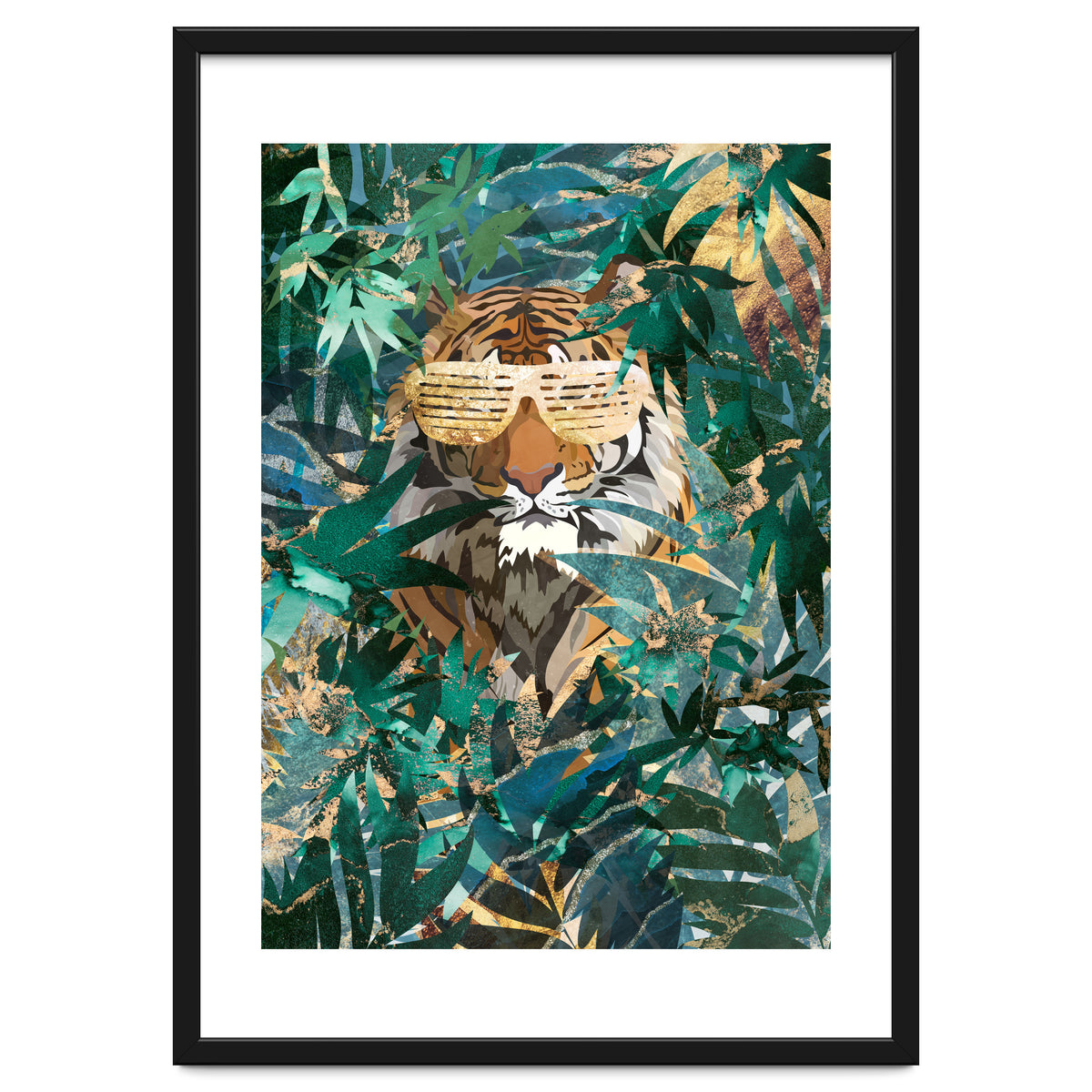 Hip hop tiger in the jungle