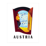 Austria Ski Track At The Door (Print Only) thumbnail