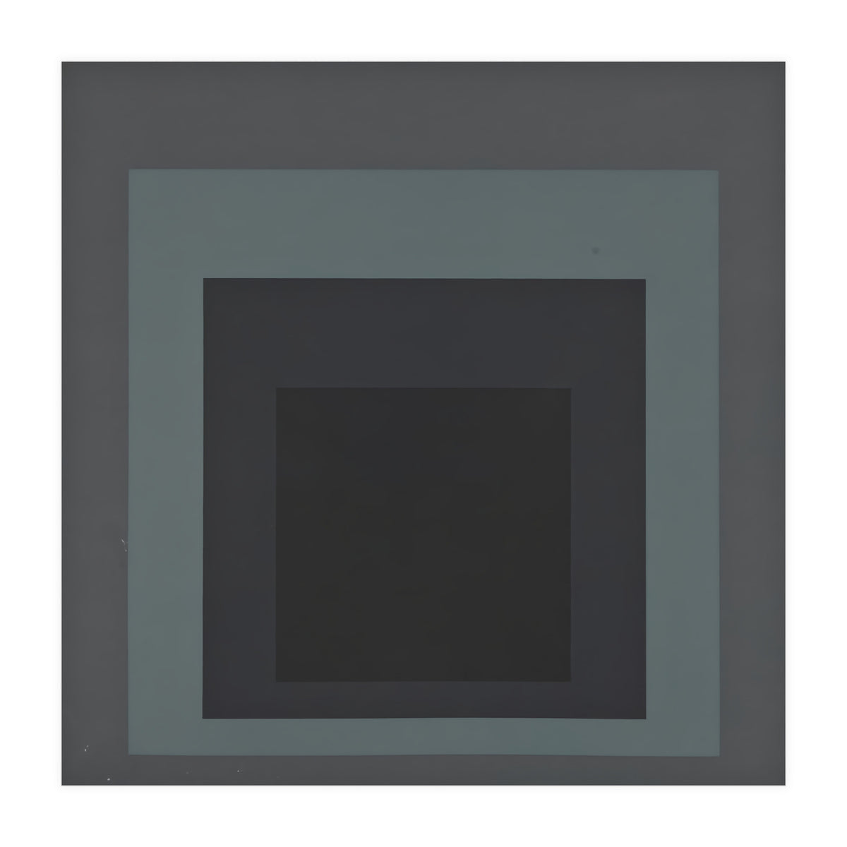 JOSEF ALBERS - HOMAGE TO THE SQUARE BLACK GREY (Print Only)