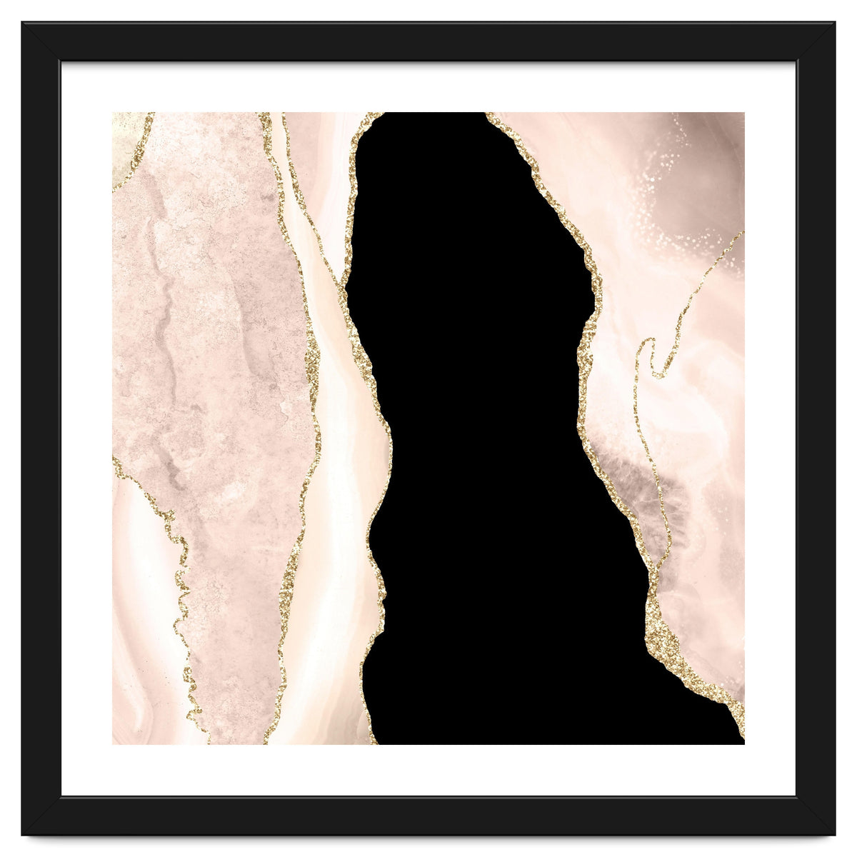 Ivory & Gold Agate Texture 02