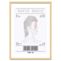 Receipt Art David Bowie