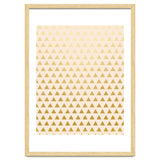Blush + Gold Triangles #society6 #decor #buyart thumbnail
