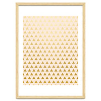 Blush + Gold Triangles #society6 #decor #buyart