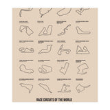 Grand Prix Formula One Circuits Racing Car (Print Only) thumbnail