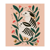 Hares Among Flowers (Print Only) thumbnail
