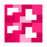 Pink Abstract Square Tiles (Print Only) thumbnail