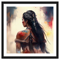Braided Warrior Woman Profile