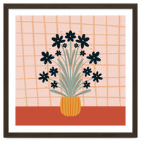 Floral Vase Orange