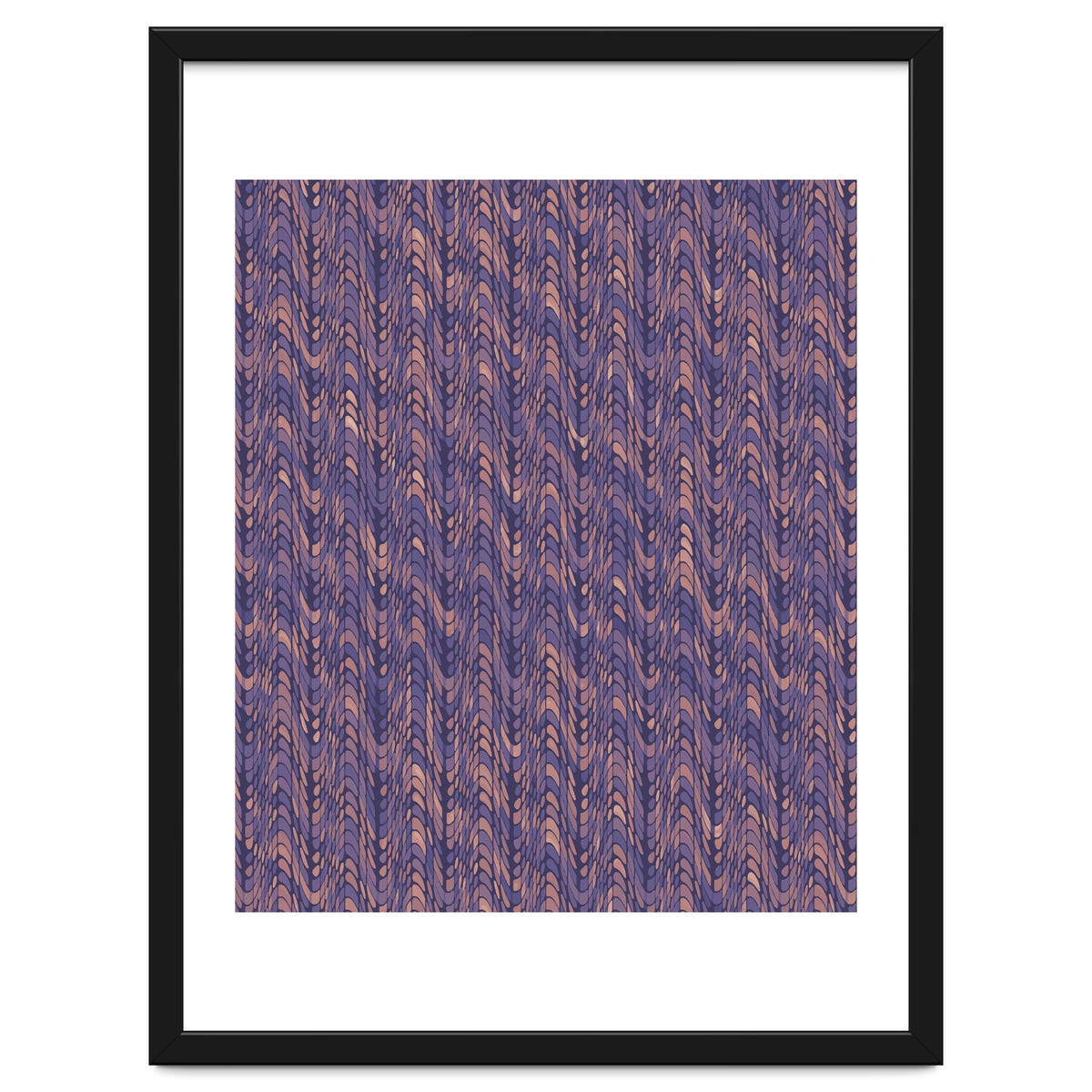 End Of Silence, Dark Purple Neutral Graphic Design, Eclectic Texture Pattern