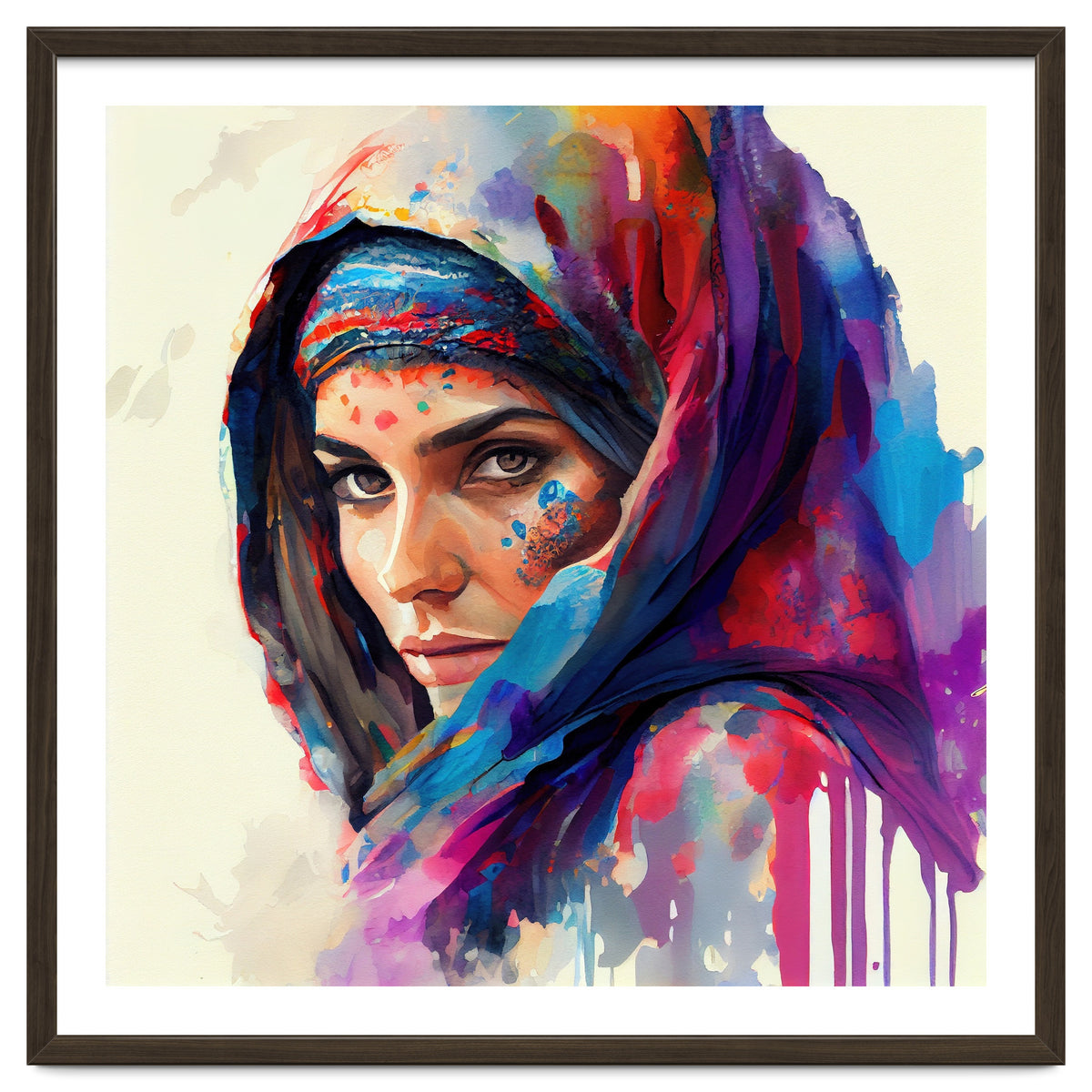 Vivid Veil Side Portrait