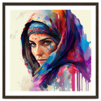 Vivid Veil Side Portrait