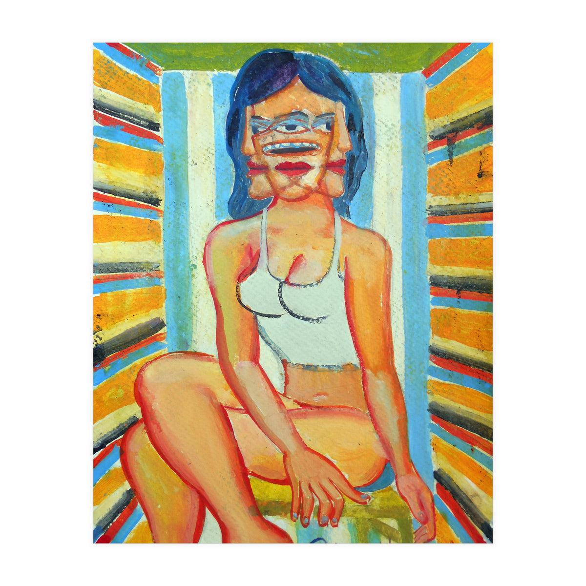 Mujer En La Silla 11 (Print Only)