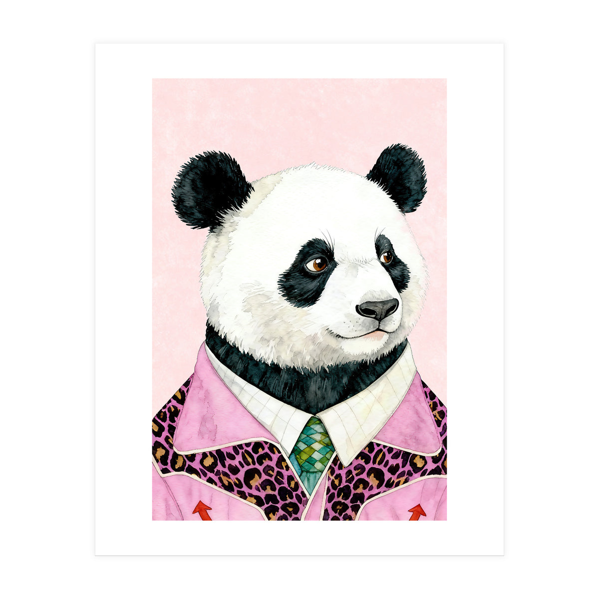 Panda Animal Fashion  (Print Only)