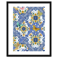 Sicilian Italian Tiles Butterflies And Flowers