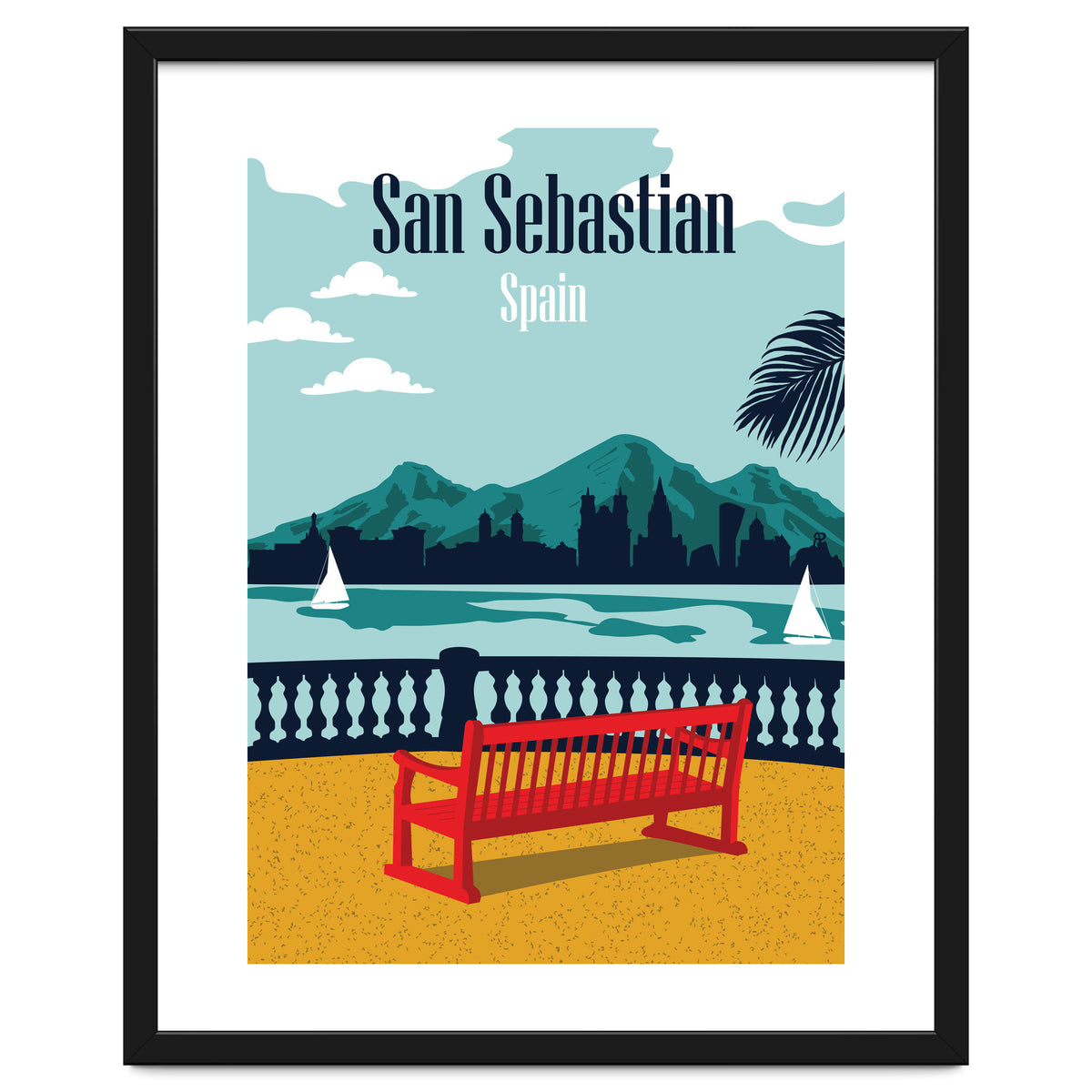 San Sebastian Beach, Spain