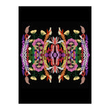 The Butterfly Effect Series 01, Paint Blot Mirror Colorful, Symmetrical Graphic, Eclectic Mandala (Print Only) thumbnail
