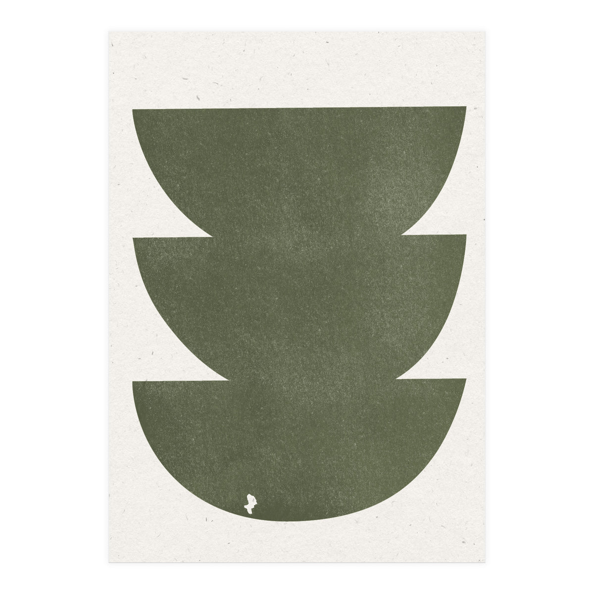 GREEN WATERCOLOR SHAPES NO.3 (Print Only)