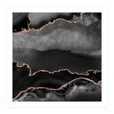 Black & Rose Gold Agate Texture 02 (Print Only) thumbnail