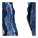 Navy & Rose Gold Agate Texture 28  (Print Only) thumbnail