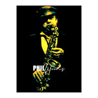 Phil Woods American Jazz Saxophonist Legend (Print Only)