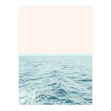 Sea Breeze, Minimal Nature Ocean Photography, Scenic Landscape Pastel Luxe Sea (Print Only) thumbnail