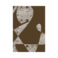 Abstract White Scratch (Print Only)