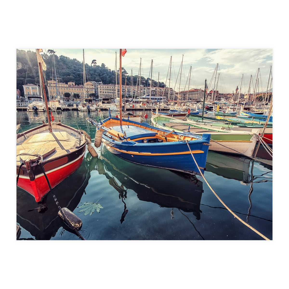 Harbor In Nice (Print Only)