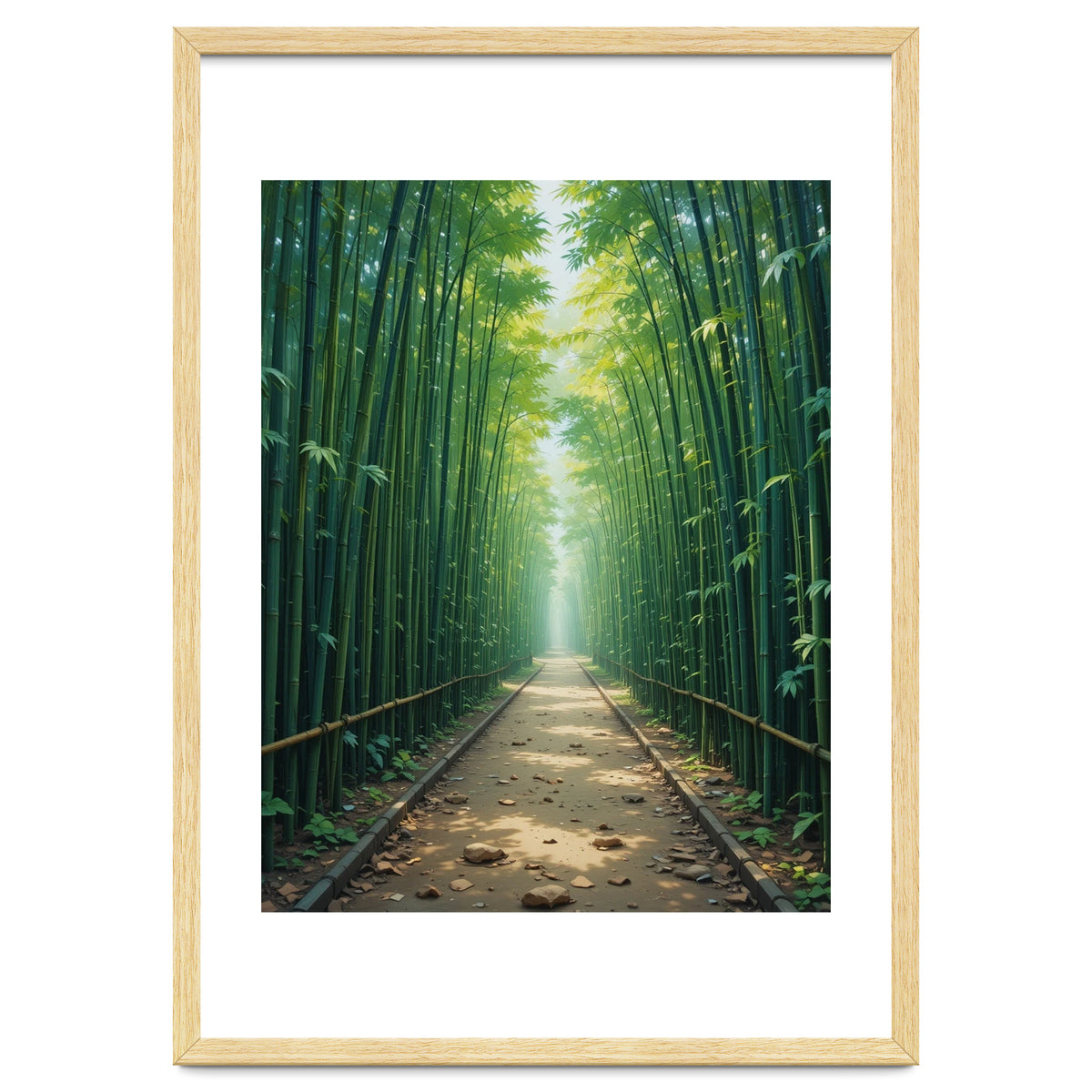 The Emerald Path: A Sun-Drenched Journey