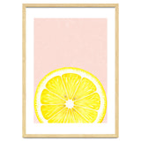 Lemon Slice, Fresh Citrus Kitchen Summer Art thumbnail