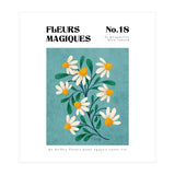 Magical Flowers No.18 Duck Egg Daisies (Print Only) thumbnail
