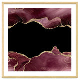 Burgundy & Gold Glitter Agate Texture 04 thumbnail
