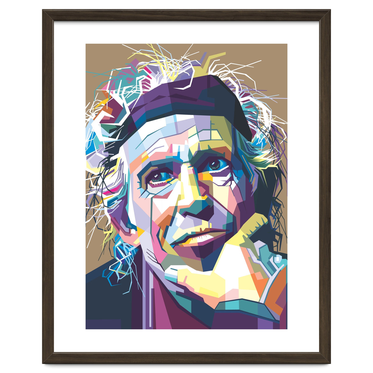 K Richards Pop Art WPAP
