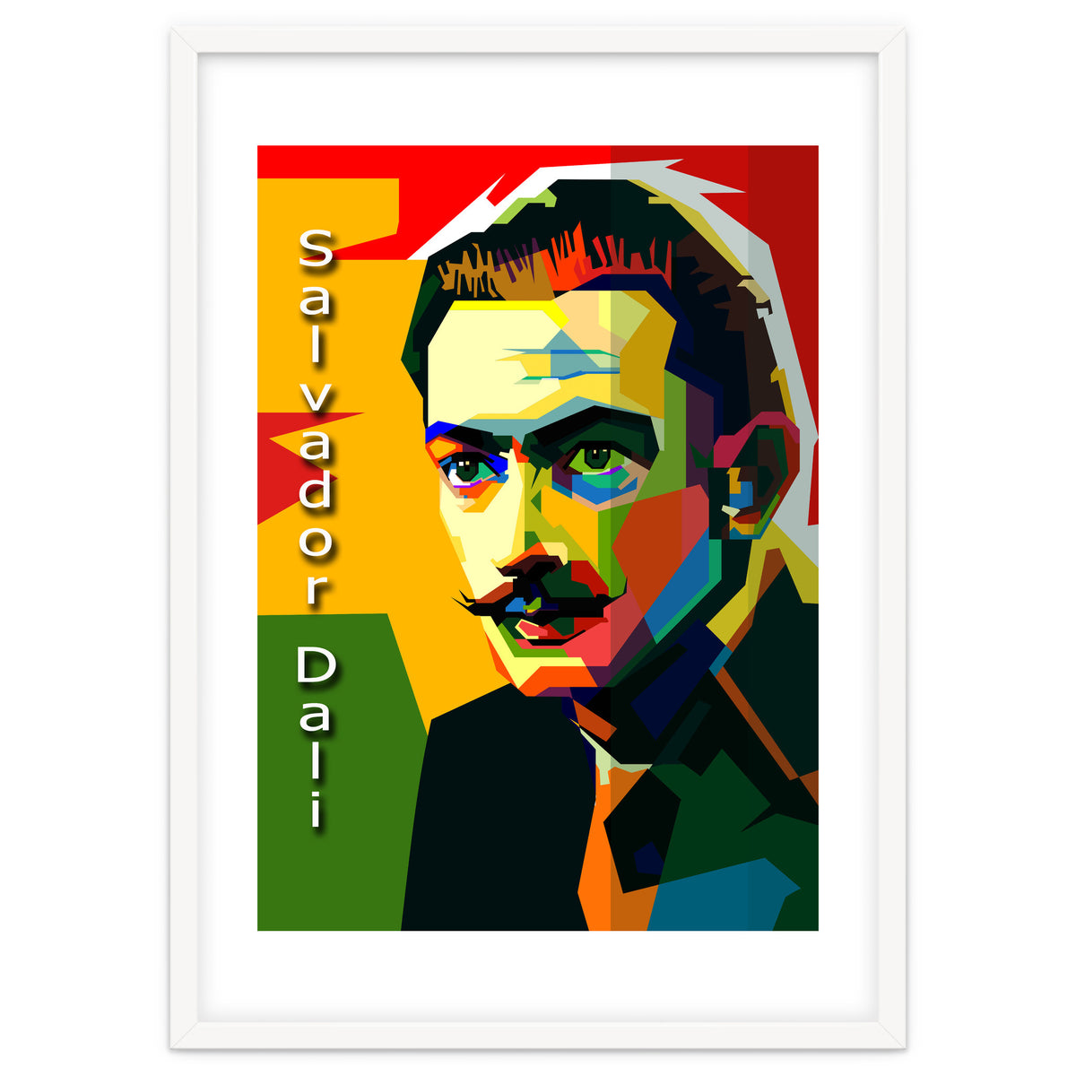 Salvador Dali Maestro Painting In Pop Art WPAP