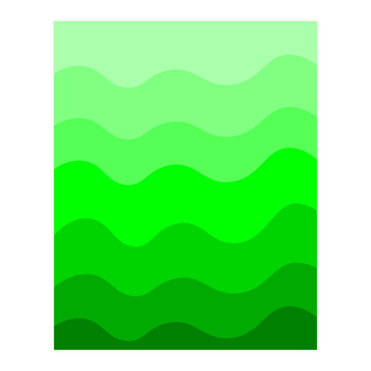 Green gradient design (Print Only)