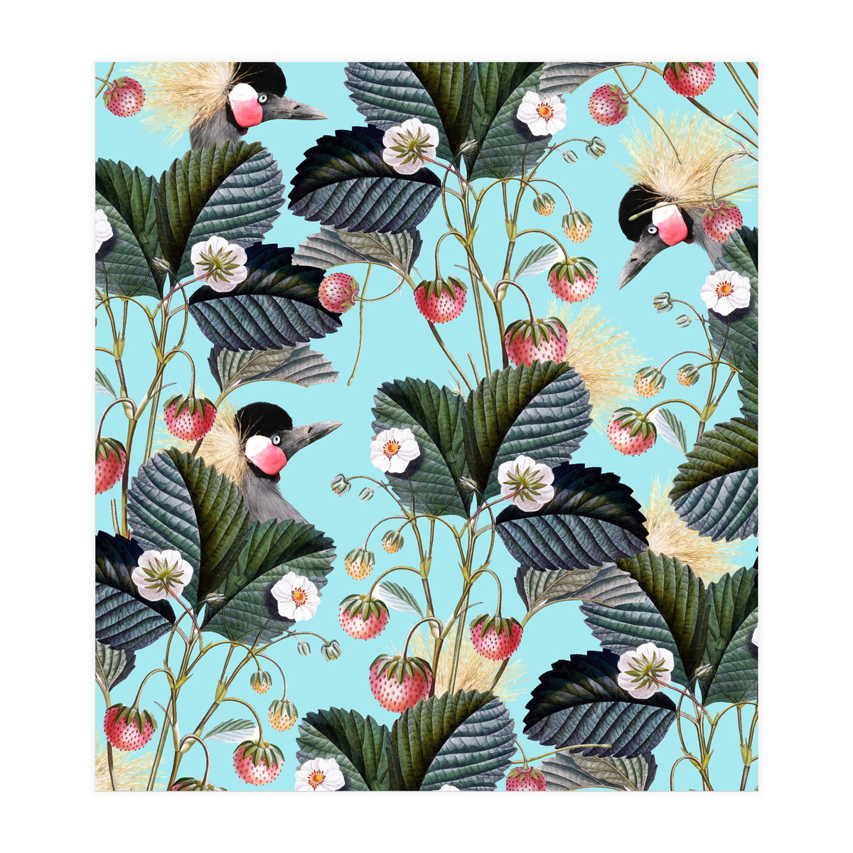 Strawberry Brush Hide Out (Print Only)