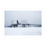 First aid house in the winter seascape (Print Only) thumbnail