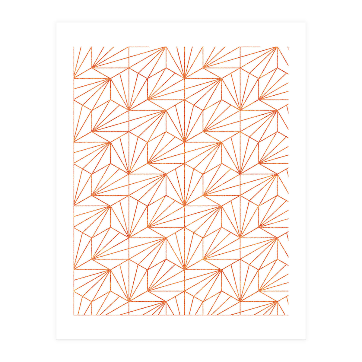 Rose Gold And White (Print Only)