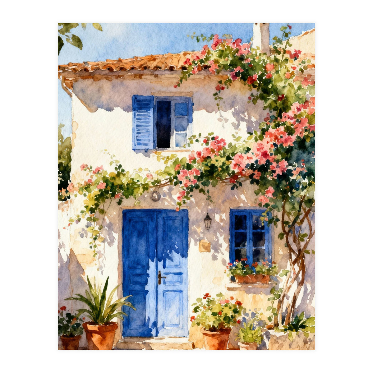 Matisse Inspired Front House (Print Only)