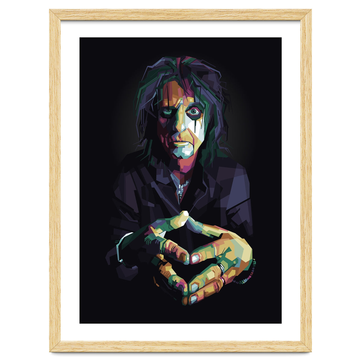 Alice Cooper Pop Art WPAP