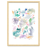Abstract Watercolor Summer Flowers II thumbnail