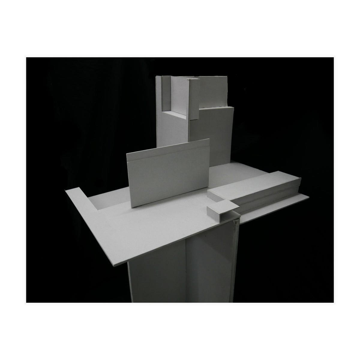 Architectural Model Grey Cardboard (Print Only)