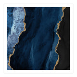 Navy & Gold Agate Texture 01  (Print Only) thumbnail