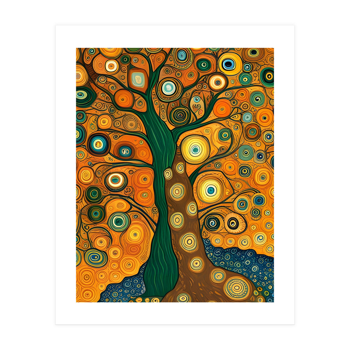 Artificial Masterworks - Klimt van Gogh (Print Only)