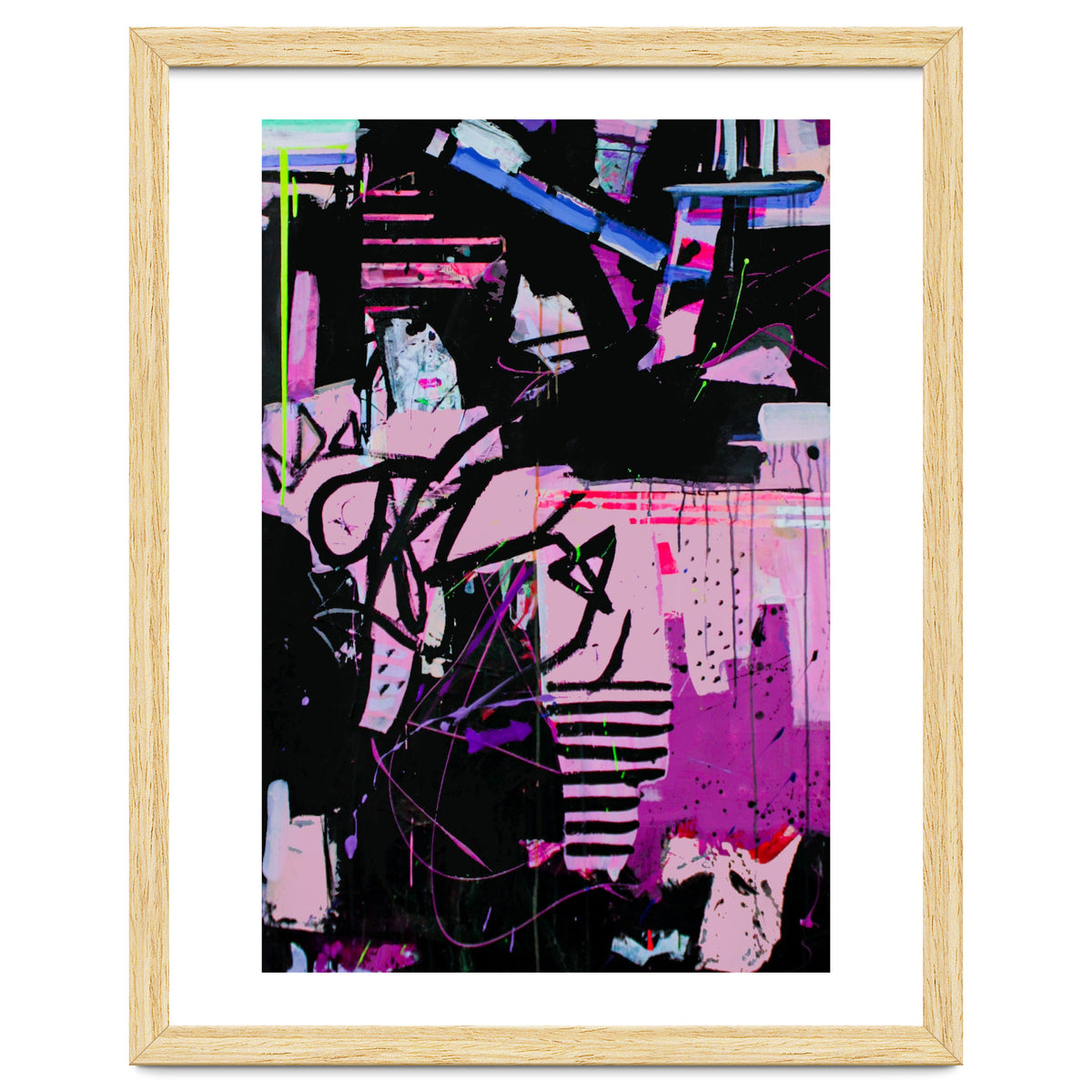 Wild Child Abstract Acrylic Colorful Arthaus Michelle Williams