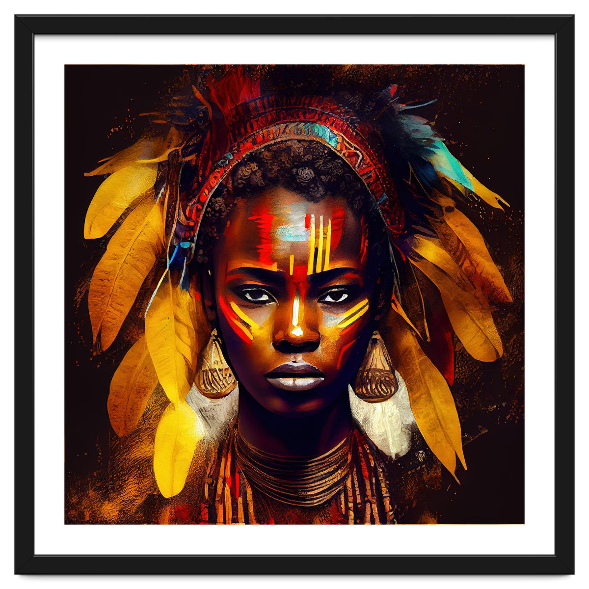 Powerful African Warrior Woman #2