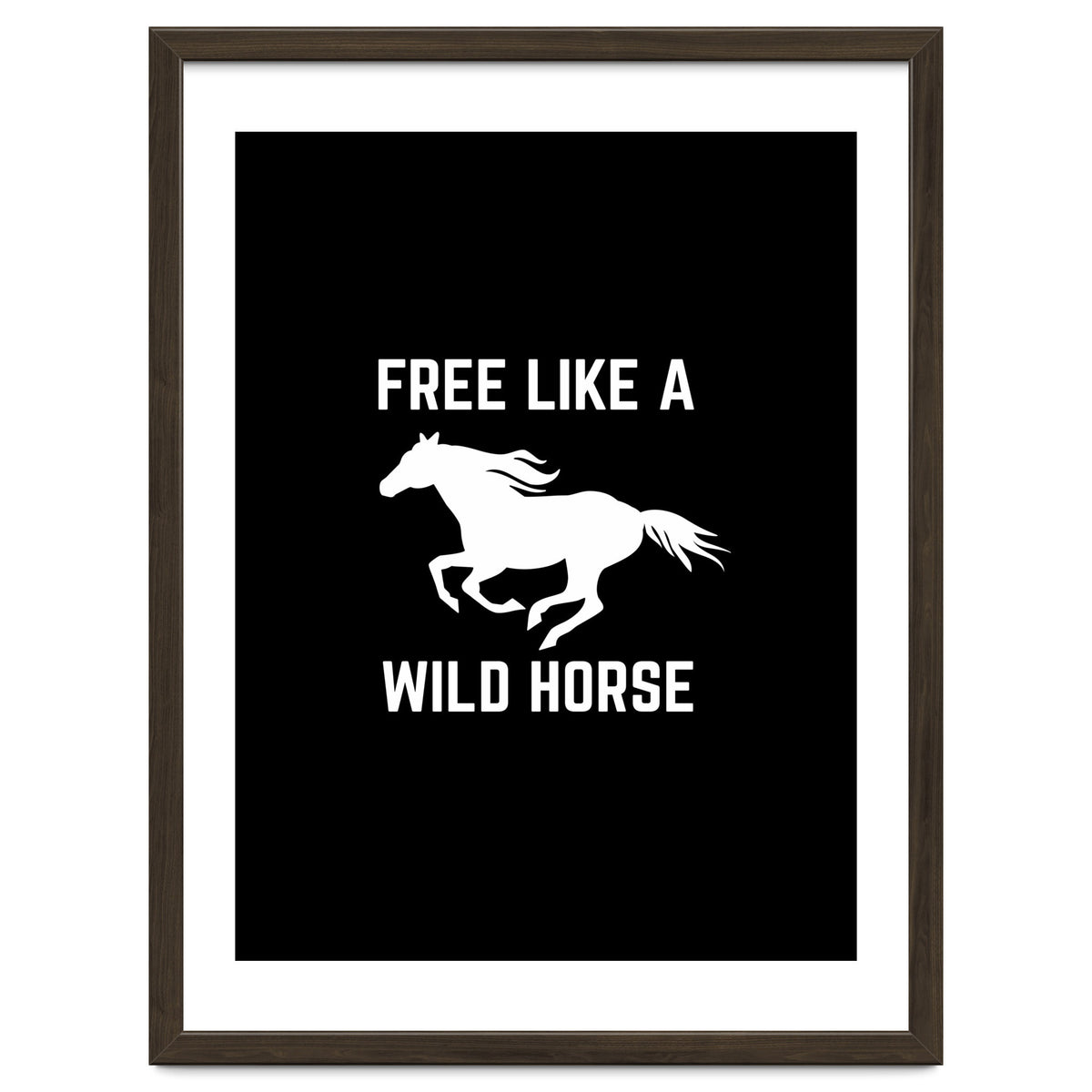 Free like a wild horse